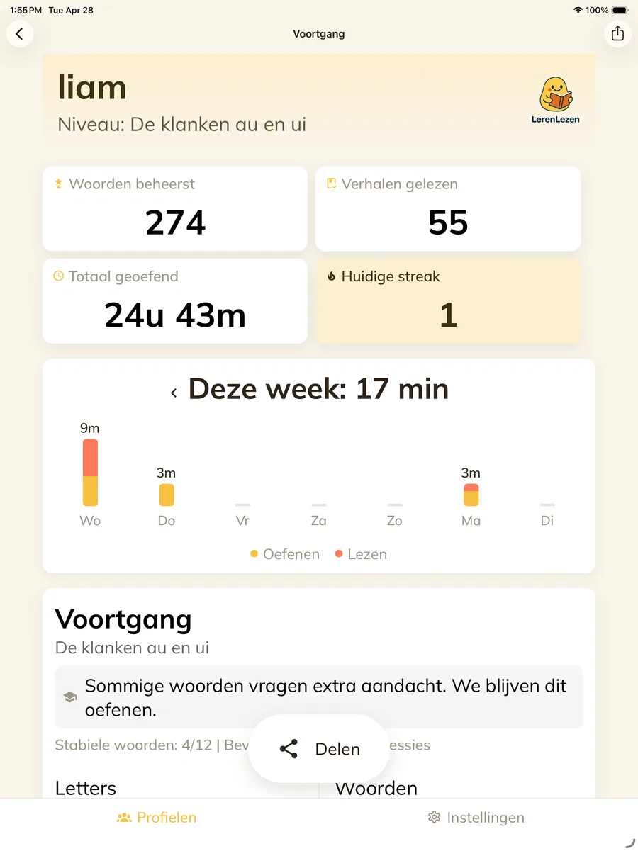 Voor ouders: overzicht en controle